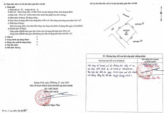 Quyền sử dụng đất và tài sản gắn liền với đất tại thửa đất số 92, tờ bản đồ số 6, địa chỉ: Thôn Xuân Hải, xã Hải Ninh, huyện Quảng Ninh, tỉnh Quảng Bình (nay là xã Ninh Châu, tỉnh Quảng Trị)